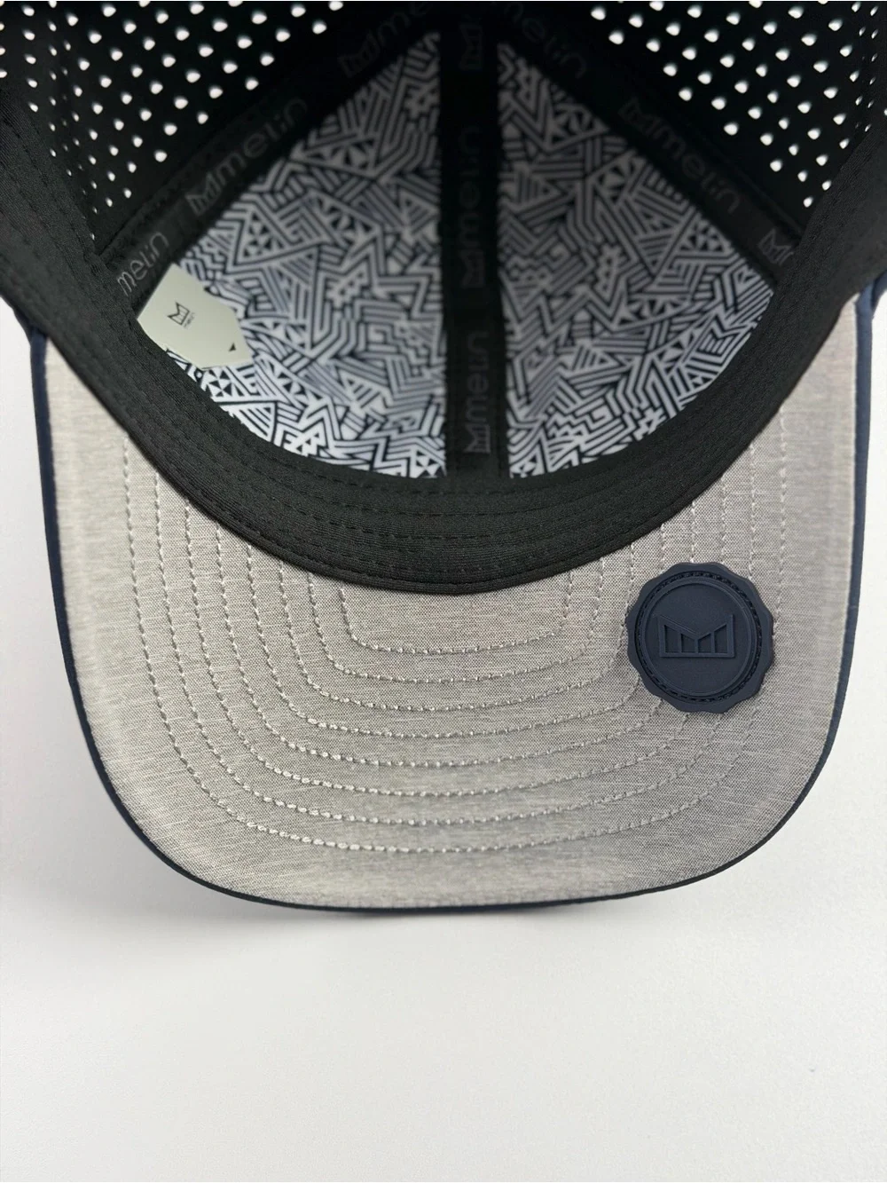 Melin A-Game Icon Hydro Performance Snapback Hat in Navy, Classic